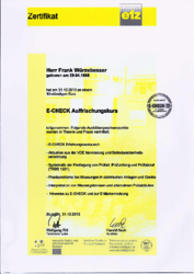 E-CHECK Auffrischungskurs
